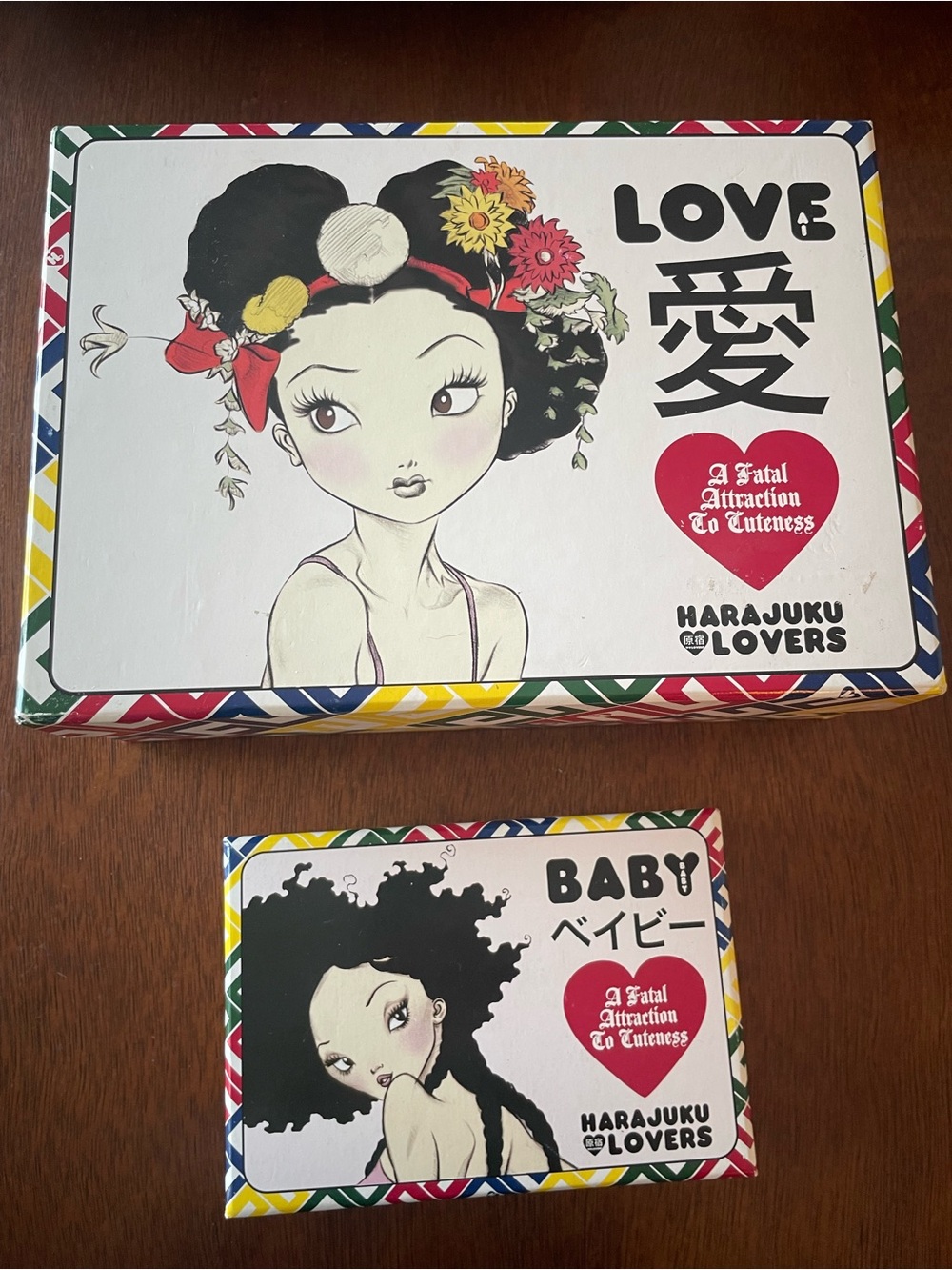 Harajuku Lovers Boxes - EMPTY BOXES
Set of 2